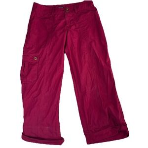 Patagonia Pants Women's Red Size 8 Outdoor Hike Trail Everyday 100% Cotton